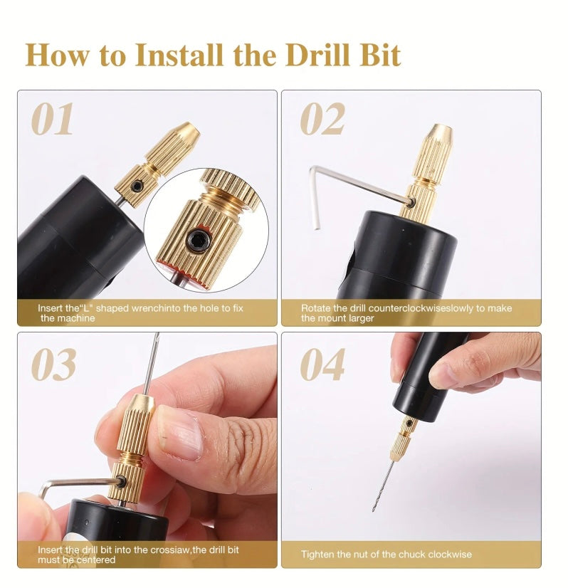 0.7-1.2mm Mini Micro Handheld Drill